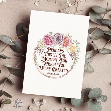Esther 4:14 Scripture Greeting Card